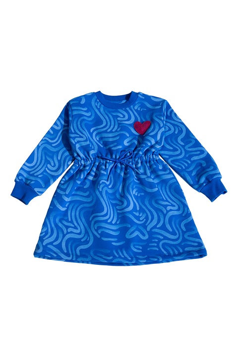 Agatha Ruiz De La Prada, Десенирана рокля с разкрояване и регулираща се талия, Син