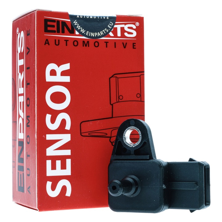 Senzor MAP EinParts Automotive pentru Kia Pride, Hyundai Coupe, Accent, 3 porturi, 1x montare