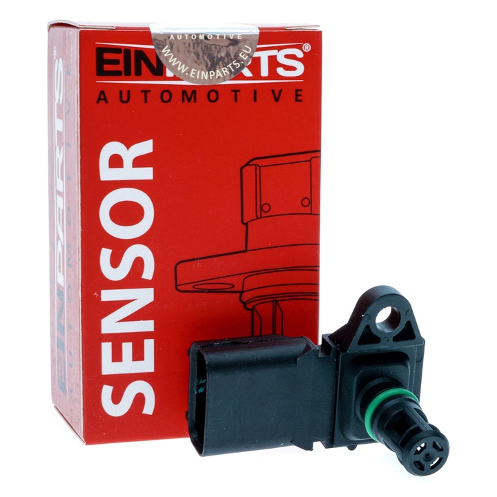 MAP сензор EinParts Automotive за Ford, Mazda, Jaguar, Volvo, 4 порта, правоъгълен