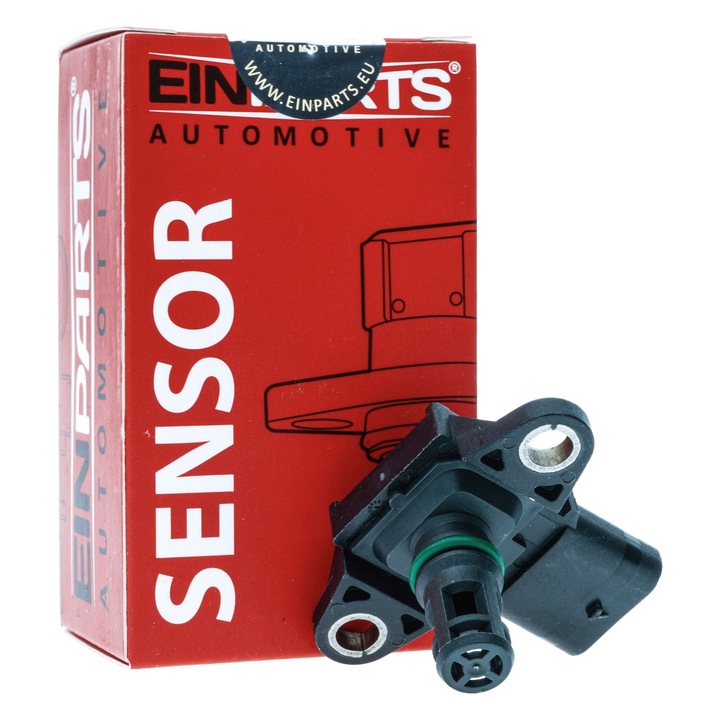 Senzor MAP presiune colector BMW, EinParts, 4 pini, oval, 2 prinderi