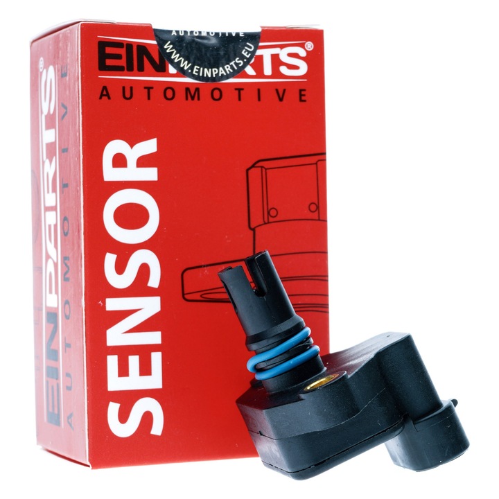 Senzor MAP EinParts Automotive pentru Rover, MINI, MG, Land Rover, 4 porturi, oval, 2 gauri de montare