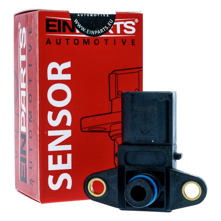 Senzor MAP Einparts Automotive pentru BMW, 3 porturi, 2 prinderi, negru