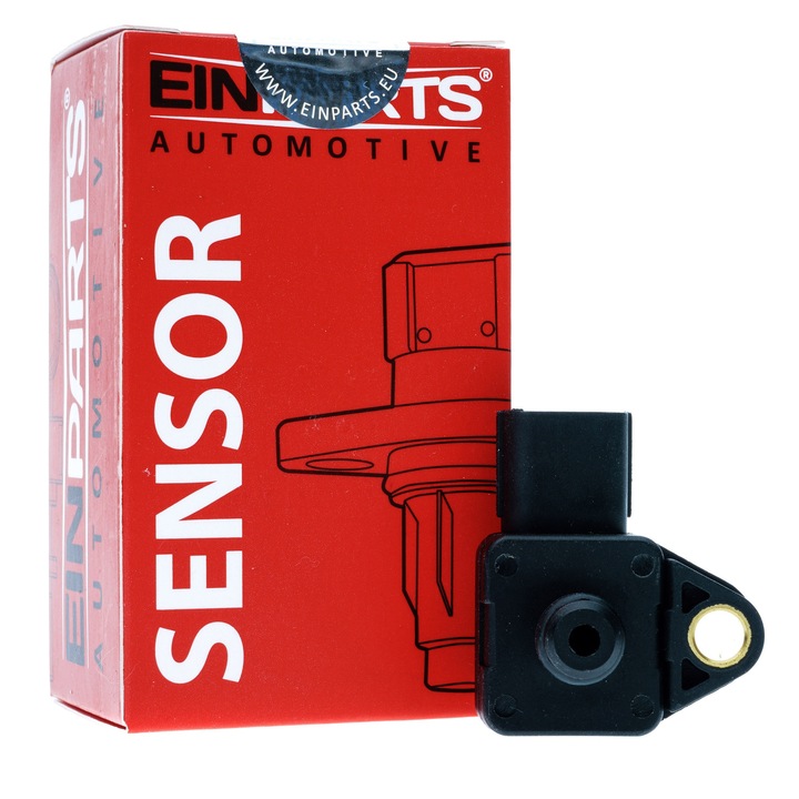 Senzor MAP EinParts Automotive pentru Honda Civic VII/VIII, Jazz II, FR-V, Stream, 3 porturi, oval