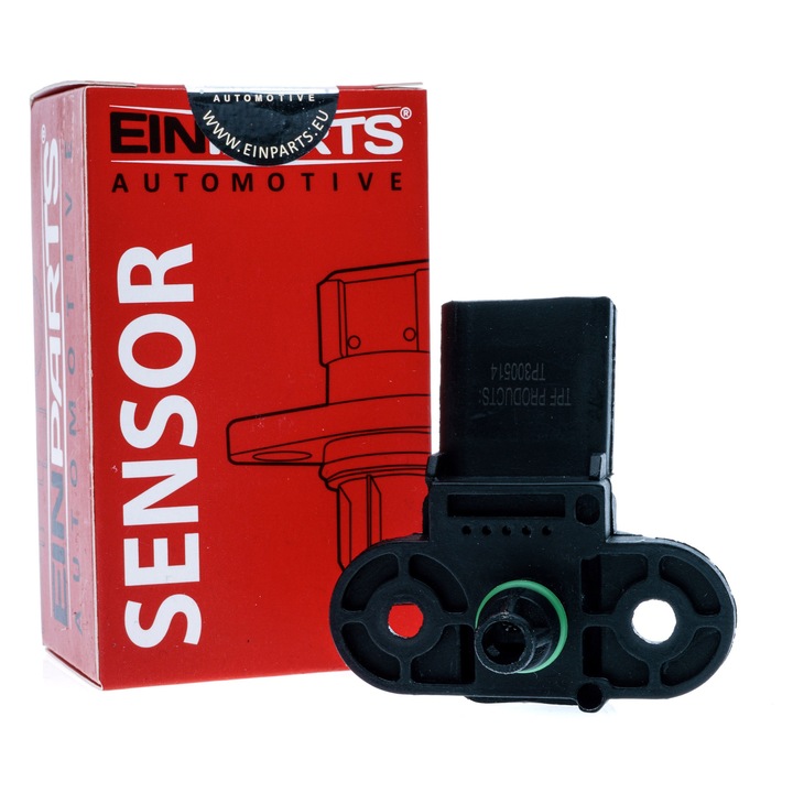 Senzor MAP Einparts Automotive pentru Audi, Seat, Skoda, VW, 4 porturi, 2 puncte de montare