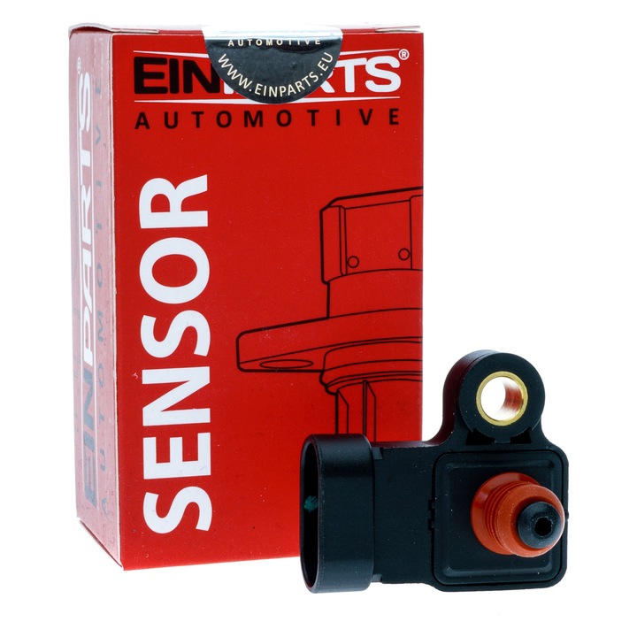 Senzor MAP presiune colector admisie EinParts Automotive pentru Chevrolet Lacetti J200, Nubira, Daewoo Lacetti, 3 porturi, oval, 1x montare