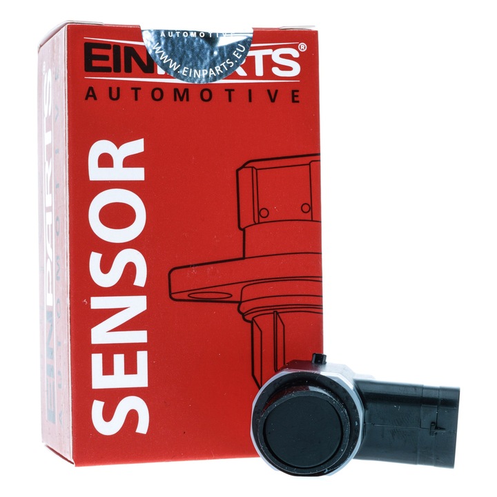 EinParts Automotive parkoló szenzor, fekete, 3 portos, Alfa Audi Fiat Kia Seat Volvo VW-hez