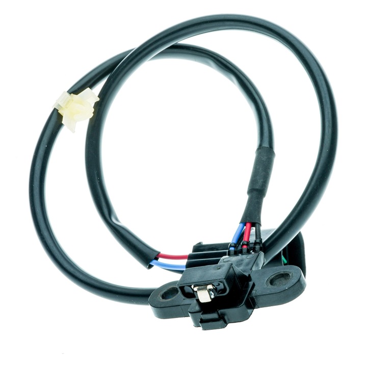 CKP főtengely pozíció érzékelő, EinParts Automotive, 3 csatlakozós, ovális, Mitsubishi Galant VIII, Lancer, Outlander modellekhez