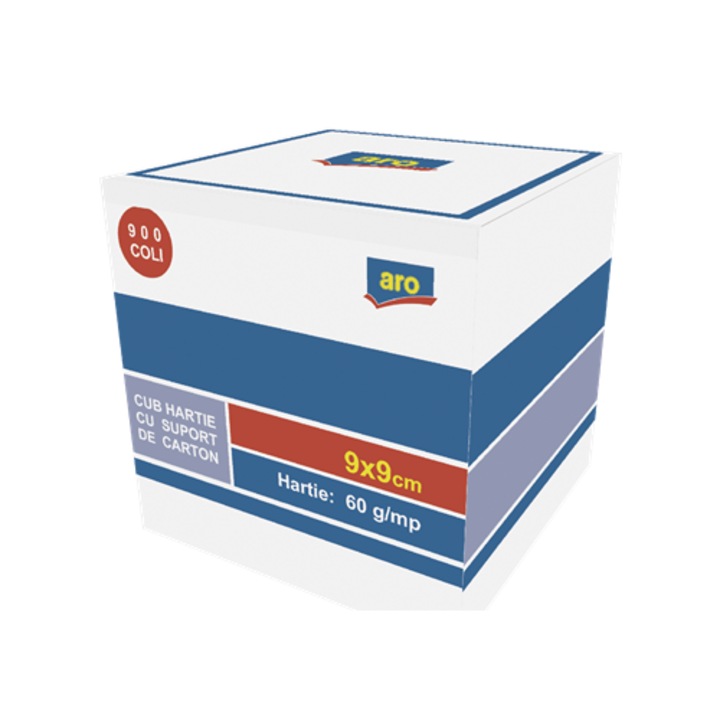 Cub de hârtie Aro A4, 900 coli, suport, alb