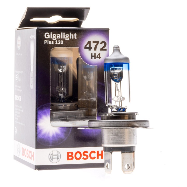Bec halogen, H4, Bosch 55/65W 12V 5000K P43t