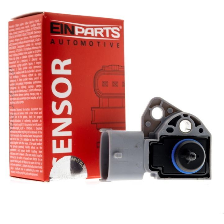 Senzor presiune combustibil, EinParts Automotive, pentru Volvo C30 S60 S80 V70 XC70 XC90, 2 porturi