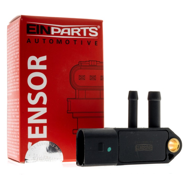 Kipufogógáz nyomásérzékelő, EinParts, 3 csatlakozós, Audi, Seat, Skoda, VW modellekhez