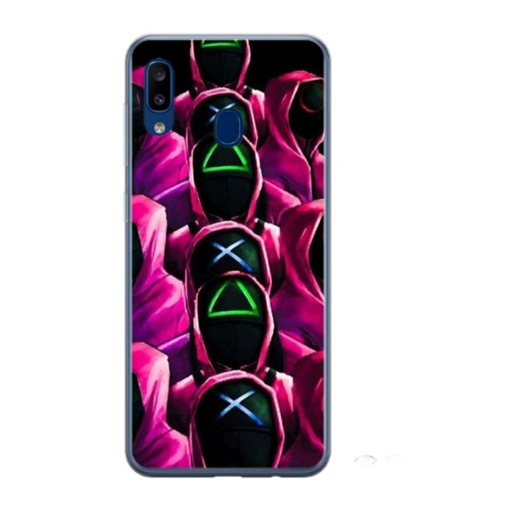 Husa personalizata HQ Print pentru Samsung Galaxy A40, Squid Game #8, S1D1M0180, Atlas