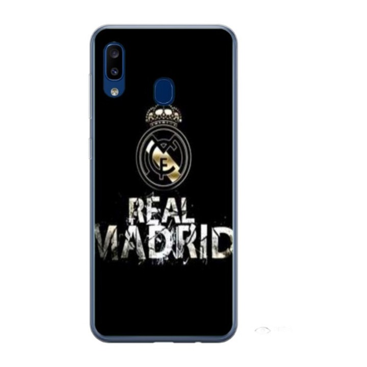 Husa personalizata HQ Print 360 de grad pentru Samsung Galaxy A20, Real Madrid #2, S1D1M0154, Atlas