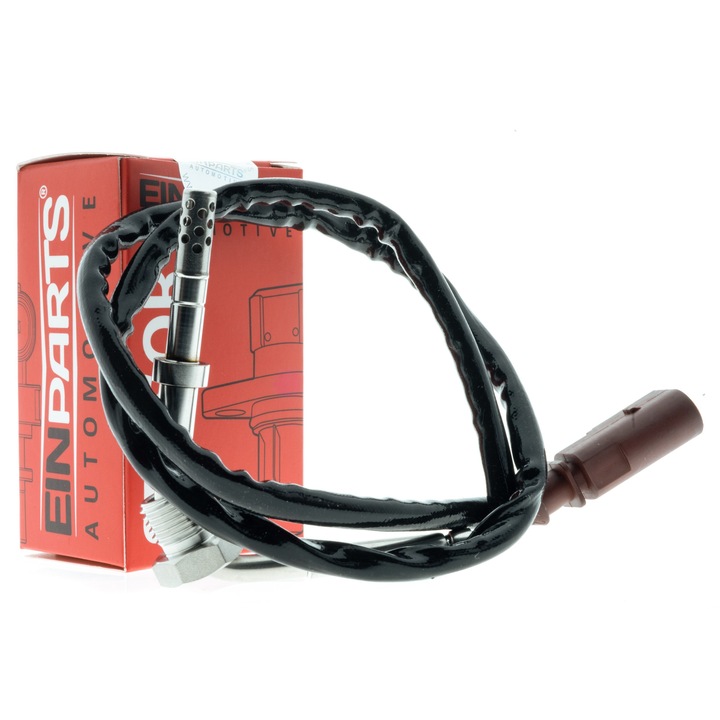 Сензор за температура на отработените газове, EinParts Automotive, 2 порта, за Audi A3, TT, Seat Altea, Skoda, VW Golf, Passat