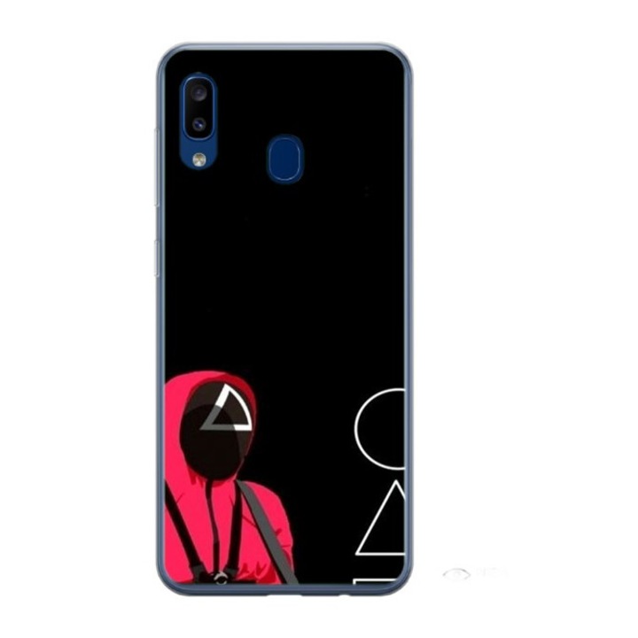 Husa personalizata HQ Print 360 de grad pentru Samsung Galaxy A20, Squid Game #5, S1D1M0177, Atlas