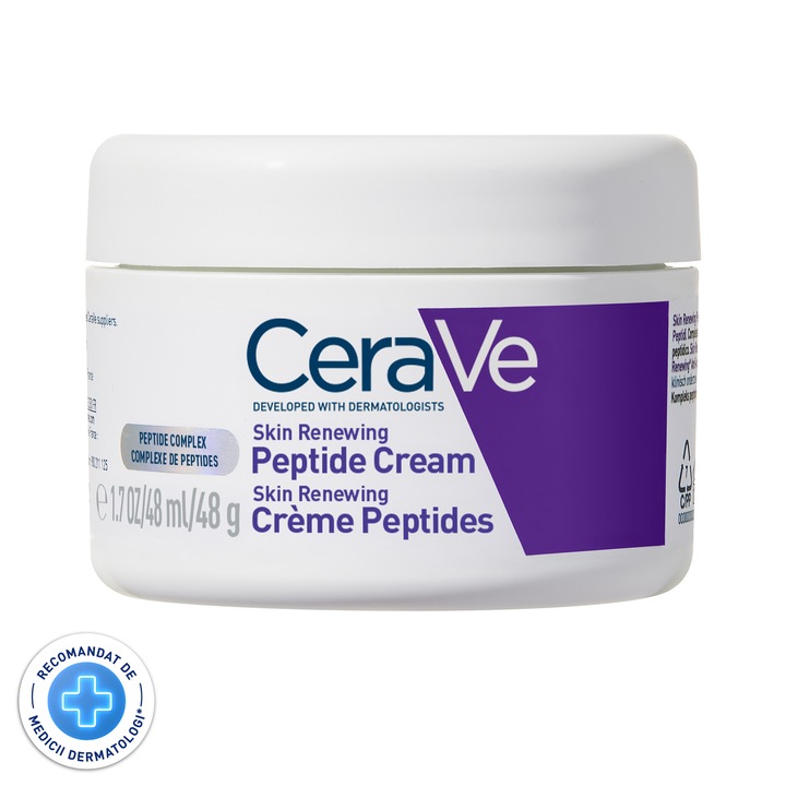 Crema cu peptide Skin Renewing cu efect de fermitate CeraVe, 48 g