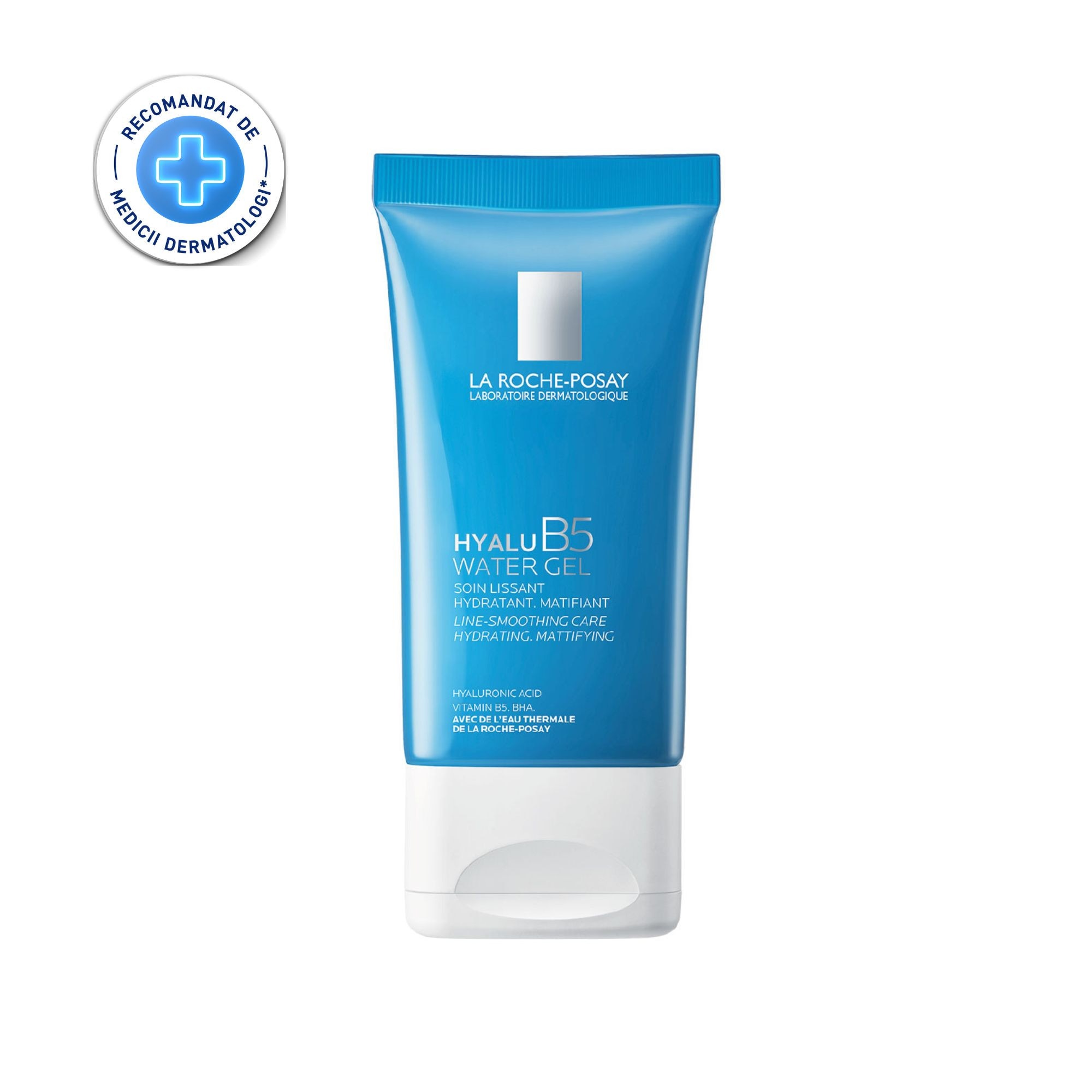 Gel Apos cu Acid Hialuronic si efect antirid pentru tenul mixt, Hyalu B5, La Roche-Posay, 40 ml