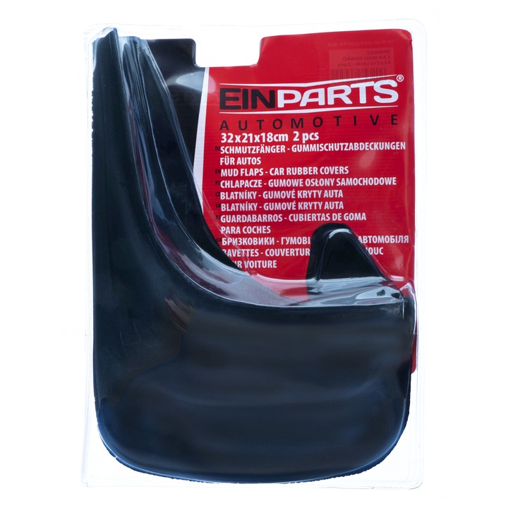 Комплект калобрани Einparts Automotive, 2 броя, еластични, лесен монтаж, черен