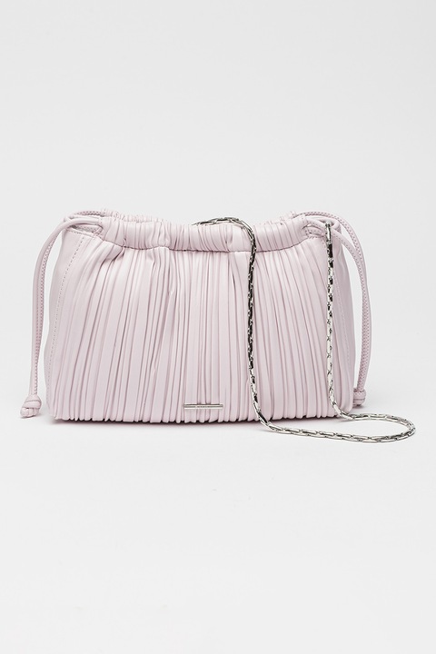 CALVIN KLEIN JEANS, Keresztpántos műbőr táska, Világoslila