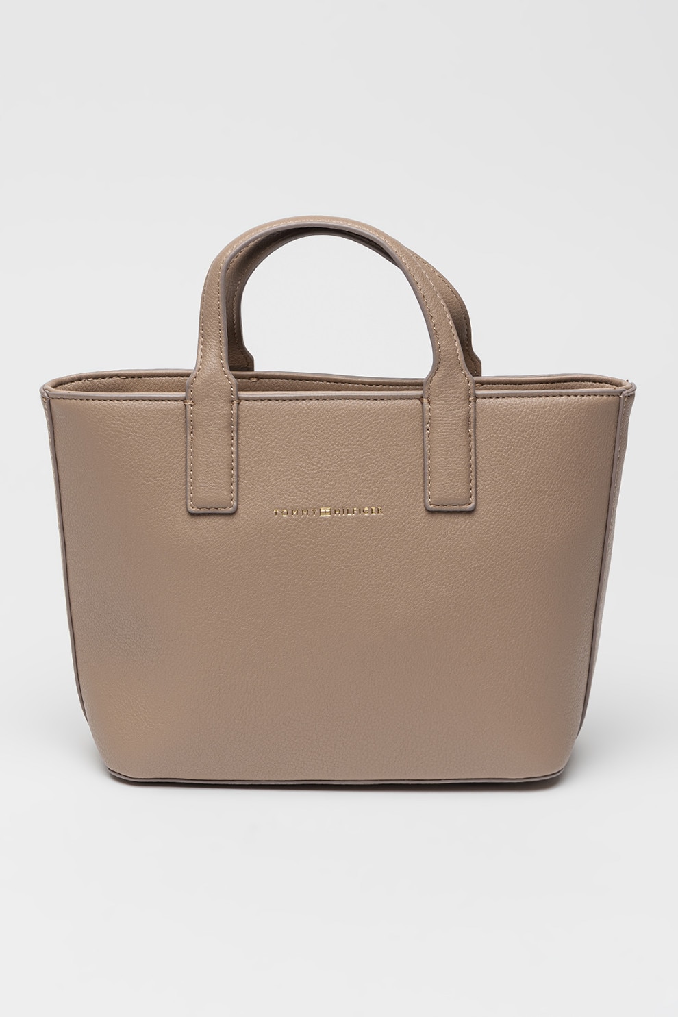 トミー Tommy Hilfiger, Geanta de piele ecologica cu bareta de umar, Maro