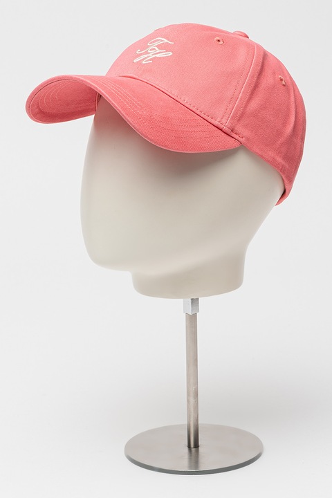 Tommy Hilfiger, Sapca de bumbac cu logo brodat, Roz