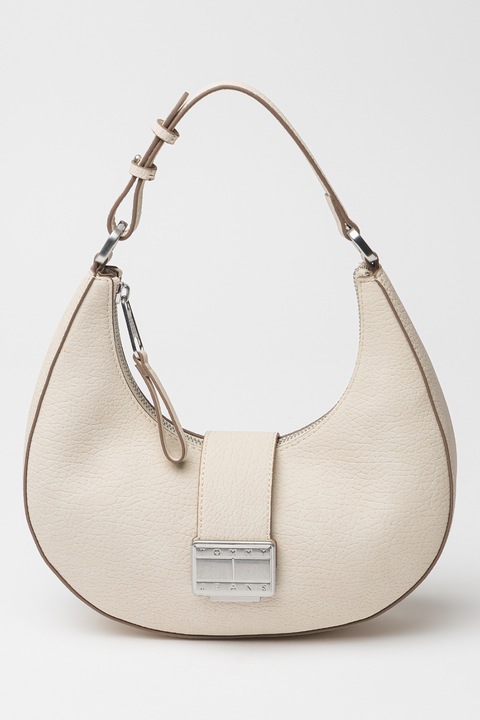 Tommy Jeans, Cipzáros válltáska, Csontszín