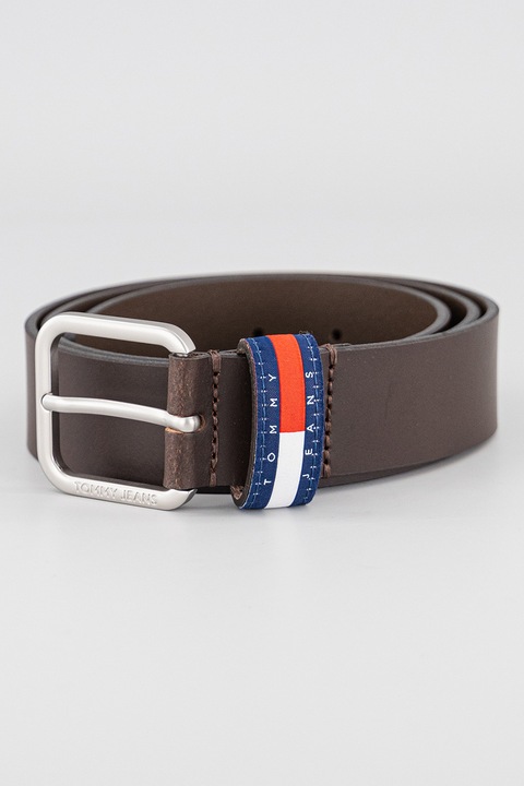 Tommy Jeans, Curea de piele cu logo Ryan, 110