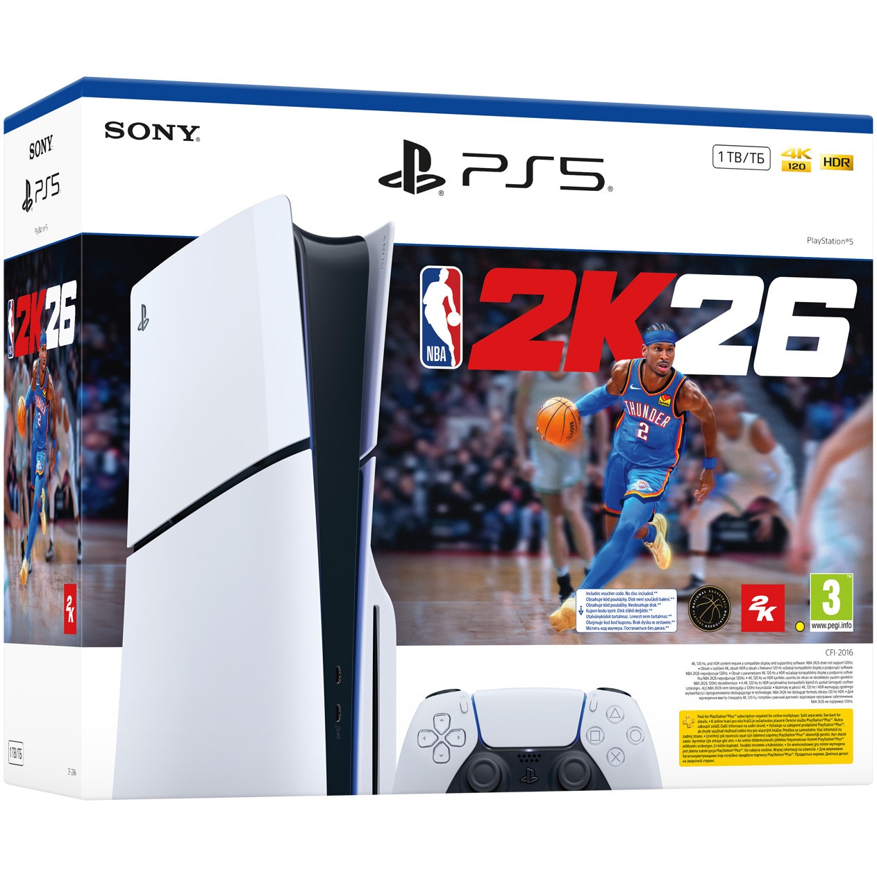 PlayStation 5(CFI-2000A01)　 Buy Sony PlayStation 5 (PS5) Slim Disc Edition 1TB White CFI