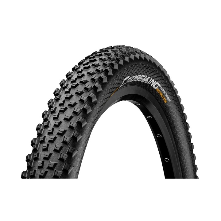 Anvelopa pliabila Continental Cross King ShieldWall SL 29x2.3 negru, tubeless ready, pentru MTB si e-Bike
