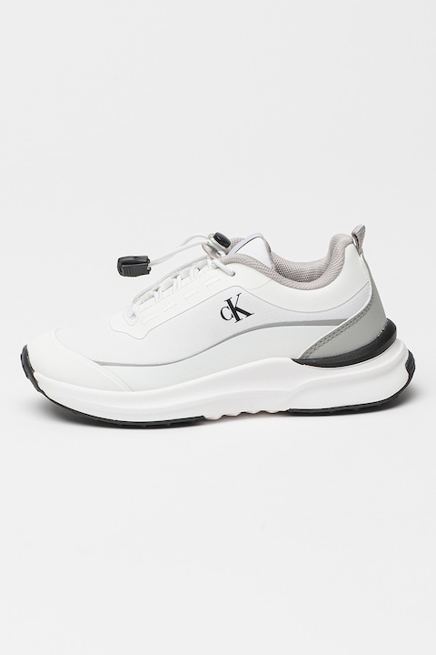 CALVIN KLEIN, Маратонки с връзки, Бял/Сив, 30 EU