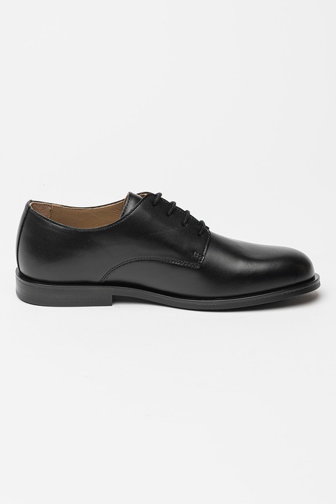 CALVIN KLEIN, Кожени обувки Derby, Черен, 44