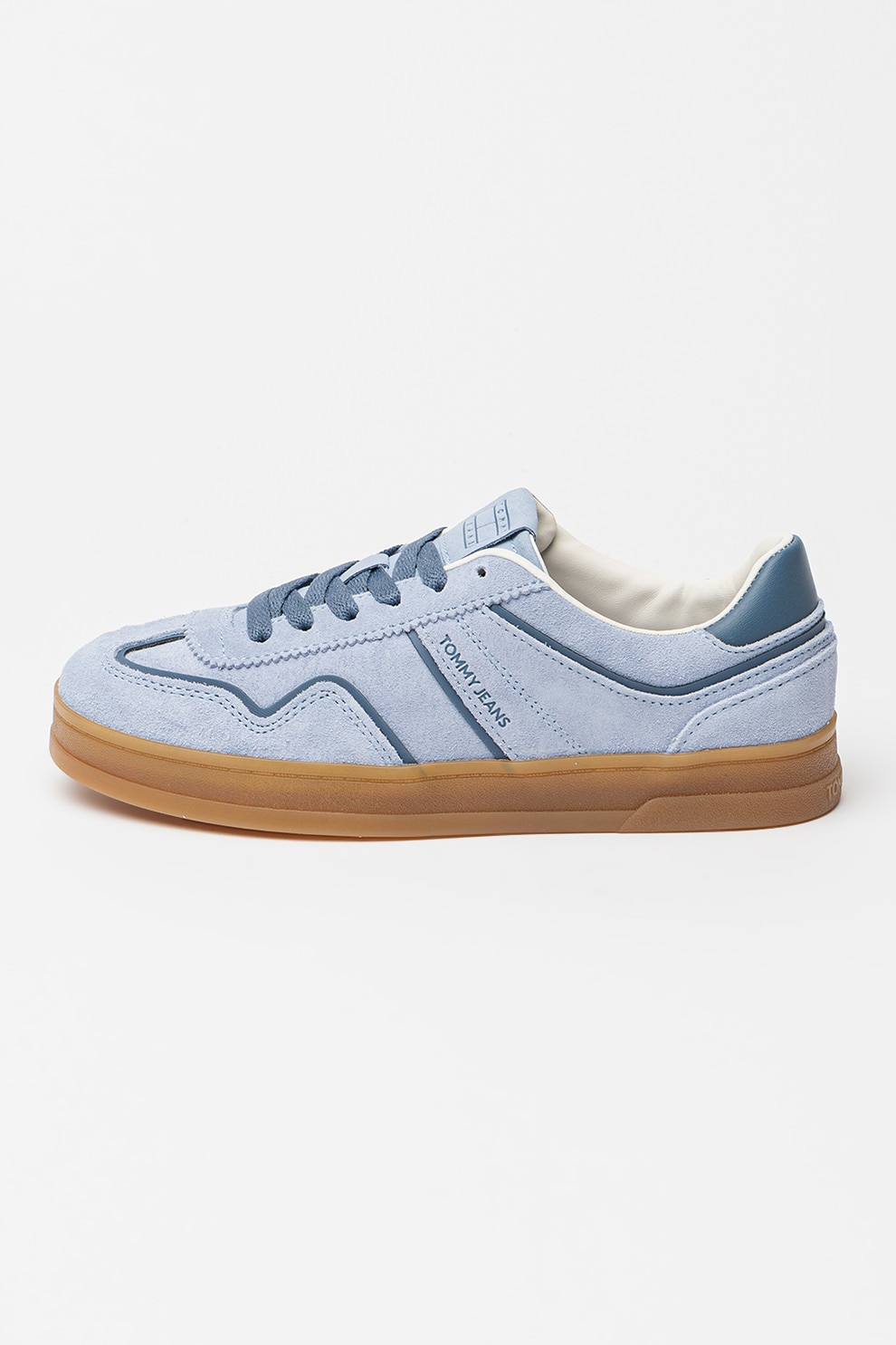 Tommy Jeans, Pantofi sport low-cut din piele intoarsa The