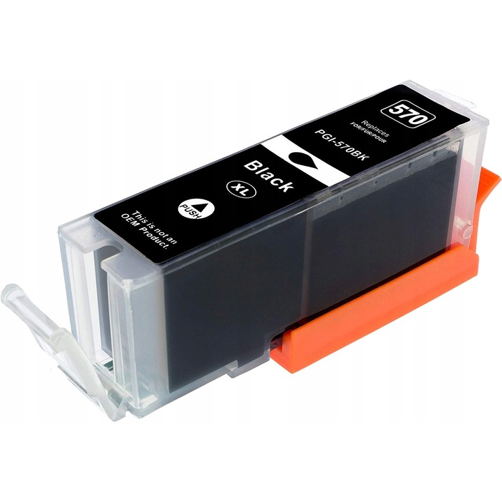 Kompatibilis tintapatron PGI-570XL PGI570XL fekete, 24 ml, CANON PIXMA MG 5700 MG 5750 MG 5751 MG 5752 MG 5753 MG 6800 MG 6850 MG 6851 MG 6852 MG 6853 MG 7750 MG 7751 MG 7752 MG 7753 TS 5000 TS 5050 TS 5051 TS 5053 TS 5055