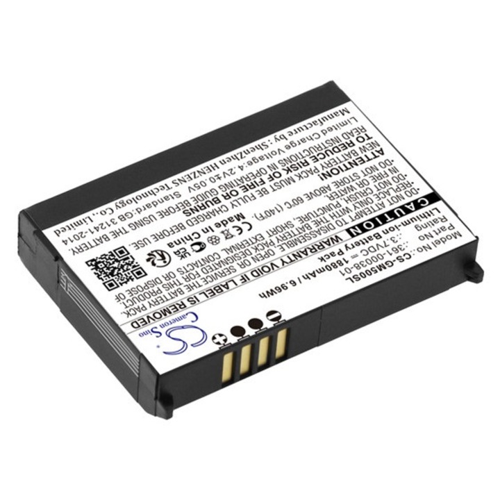Cameron sino li-ion akkumulátor, 3.7v, 1880mAh, kompatibilis garmin 010-11143-00 -vel