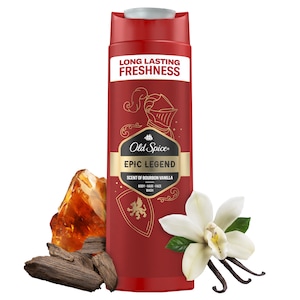 Gel de dus si sampon 3-in-1 Old Spice Epic Legend pentru corp, par si fata, 400 ml