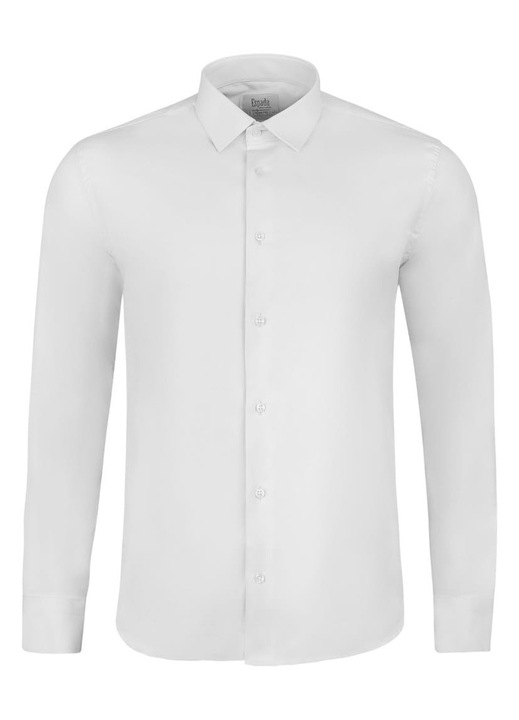 Camasa pentru barbati, Espada Men’s Wear, slim fit, eleganta, bumbac/poliester/elastan, alb