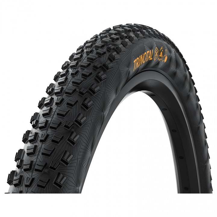 Anvelopă pliabilă Continental Trinotal Trail Rapid Tubeless Ready, 29x2.40, negru