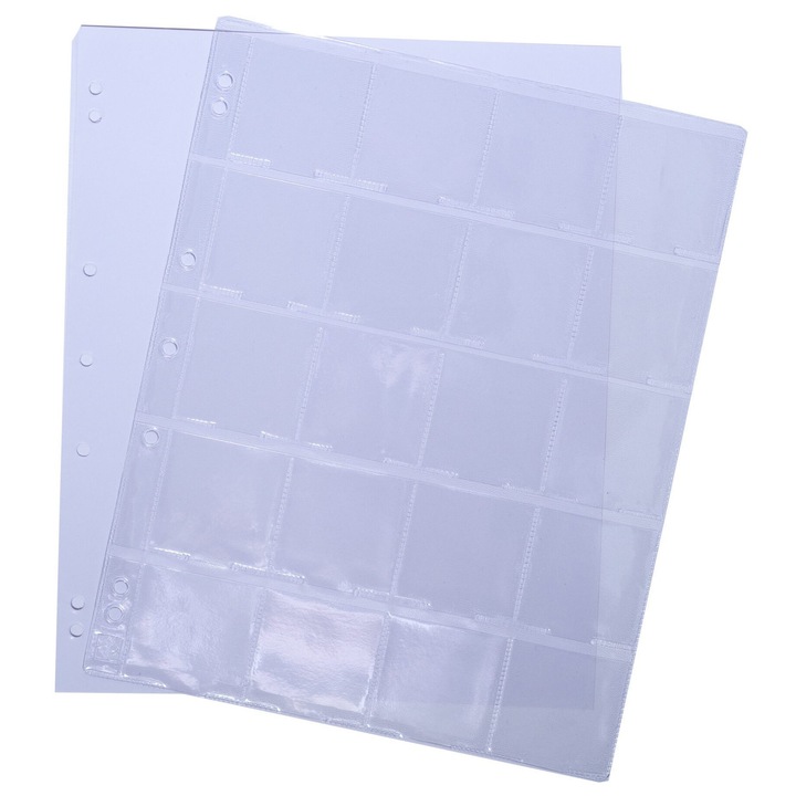 Set folii Leuchtturm, GRANDE5/4, 150mn, pentru monede in miniplicuri -*