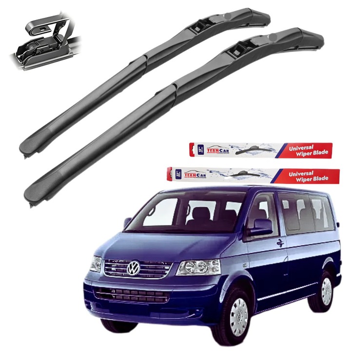 Stergatoare Volkswagen Transporter T5 (2003–2012) TeamCar® Hybrid – Set fata