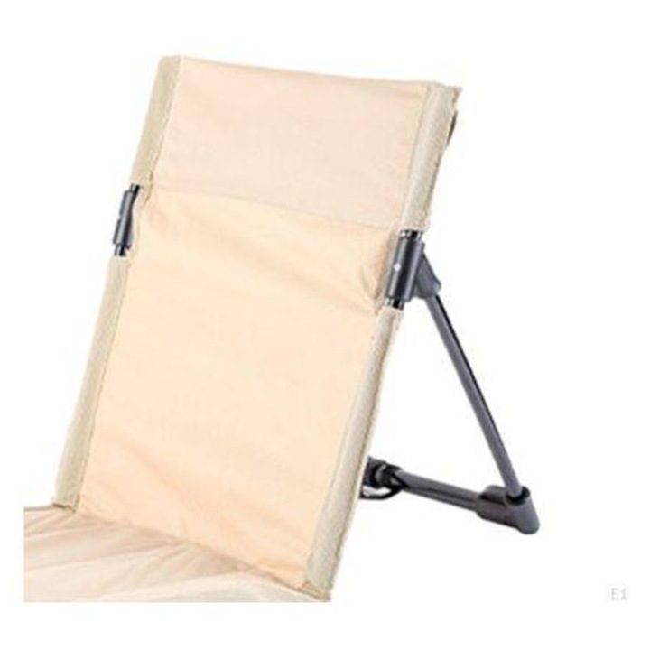 Összecsukható strandszék, krém, 37x39x42cm, háttámasszal, Oxford anyagból, szállítótáskával szettben