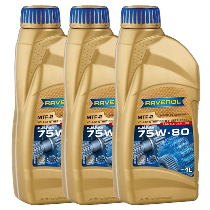 Pachet 3 litri ulei transmisie Ravenol MTF-2 75W80