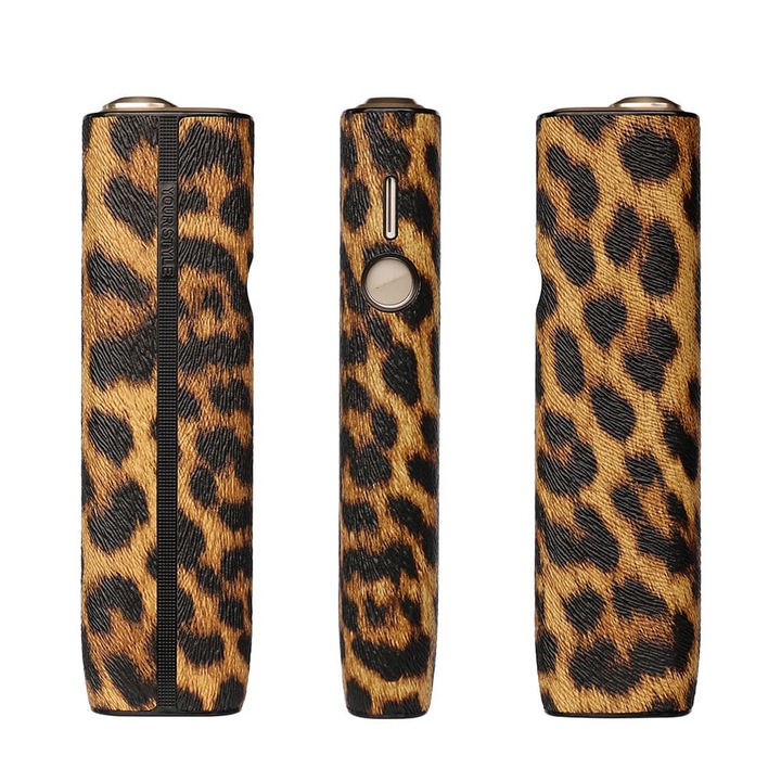 Husa Pentru IQOS Iluma One Leopard Galben – Protectie Anti-Soc si Rezistenta la Zgarieturi, TPU + PU + PC