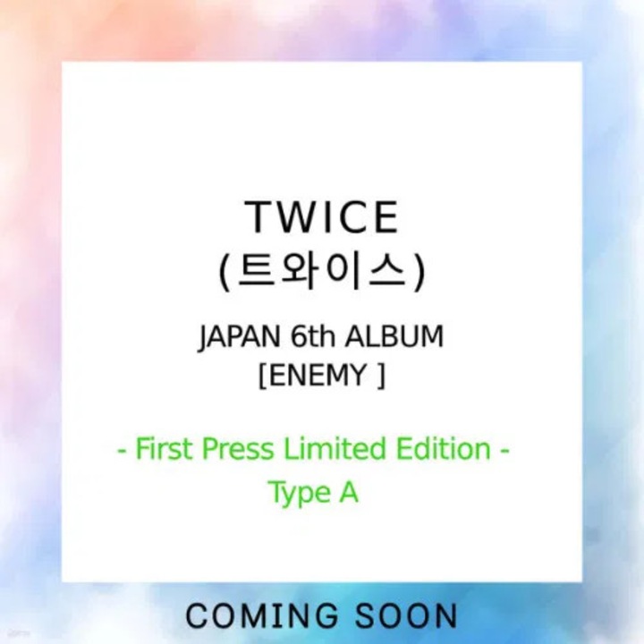 CD Twice: Enemy (Japan First Press Limited Edition Type A), K-pop, 1 CD