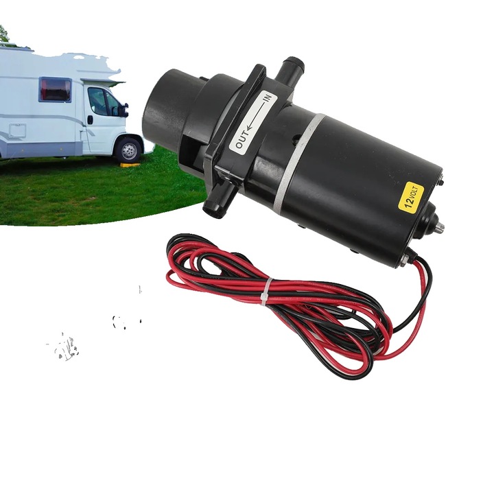 Pompa electrica pentru toaleta, 12V, ABS + Metal, 23x15x10.5cm, 1.95kg