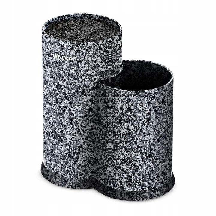 Suport organizator pentru cutite cu 2 compartimente, soft‑touch, inserturi detasabile