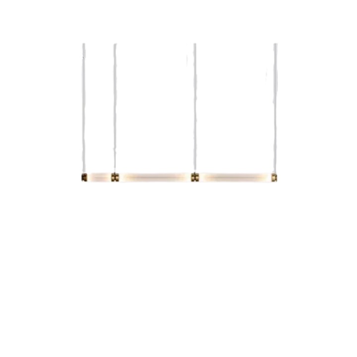 Полилей Арт Деко, LED източник на светлина, студена светлина, 120см