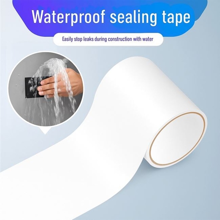 Banda Reparare Impermeabila Alba 1.5mx5cm