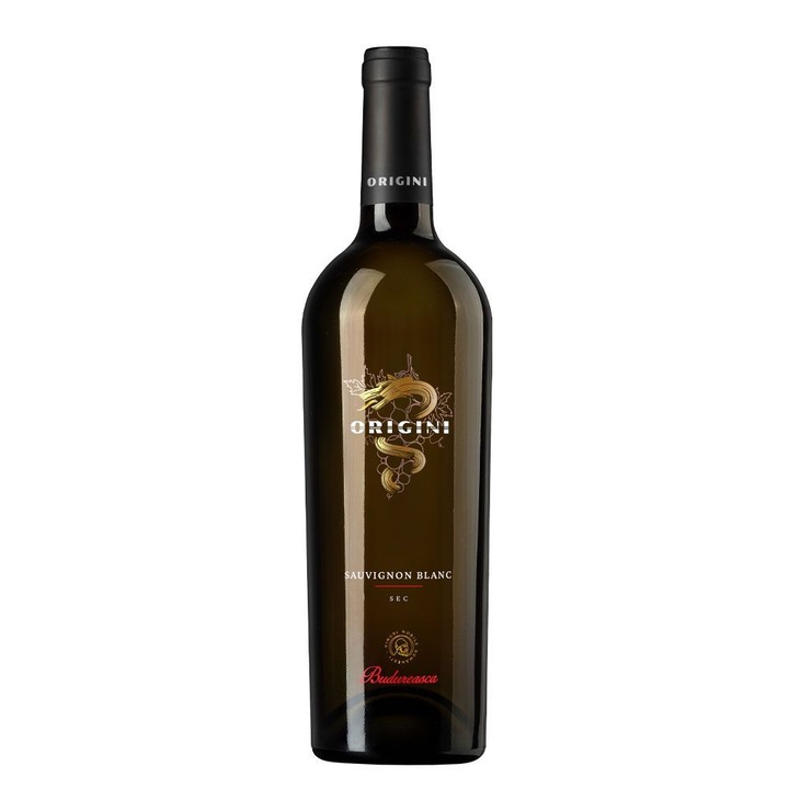 Vin Alb Budureasca Origini Sauvignon Blanc, sec, 0.75l