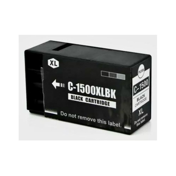 Kompatibilis tintapatron PGI-1500XL, PGI1500XL fekete, 35 ml, CANON MAXIFY MB 2050, MAXIFY MB 2150, MAXIFY MB 2155, MAXIFY MB 2350, MAXIFY MB 2750, MAXIFY MB 2755 nyomtatókhoz
