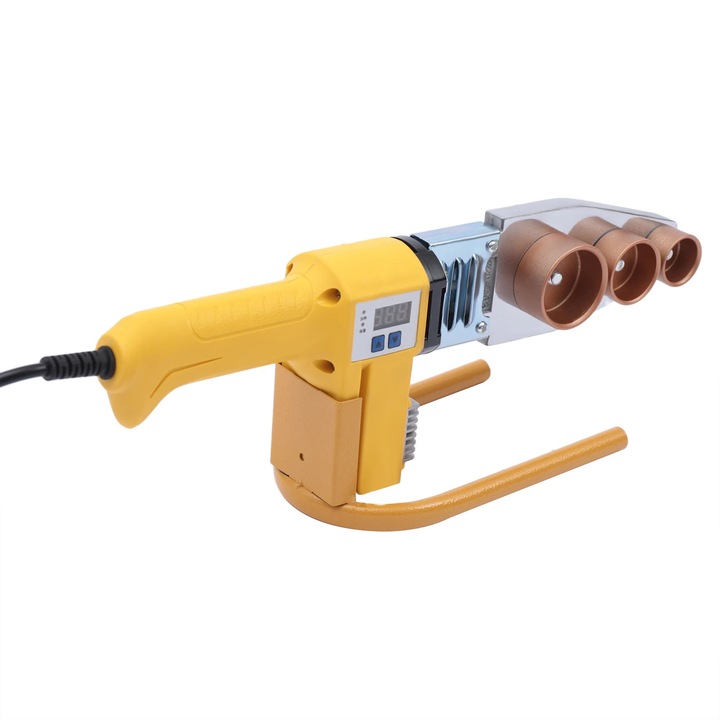 Aparat de sudură pentru tevi, 1000 W, 220 V, afisaj digital, temperatură reglabilă, 20-63 mm